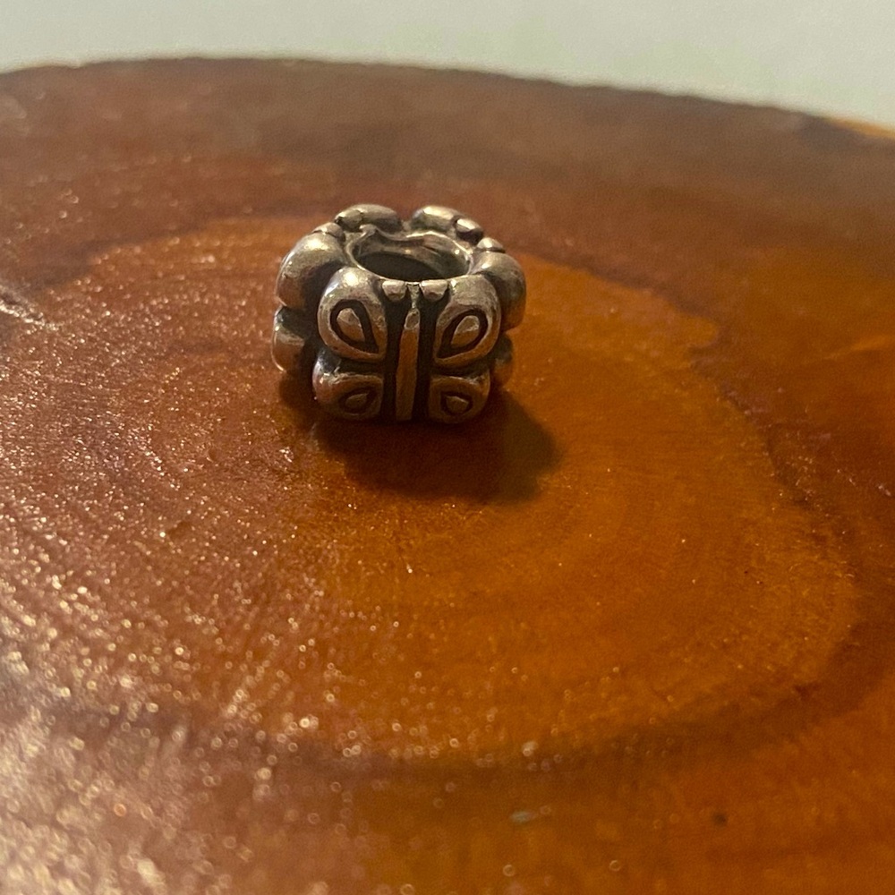 Authentic Pandora BUTTERFLY silver charm